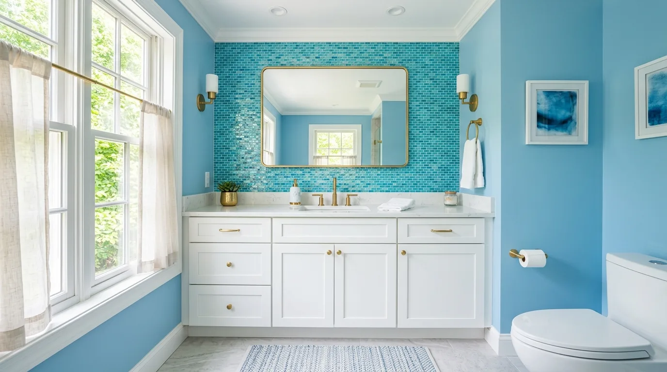 13 Serene Blue Bathroom Ideas for a Calming and Refreshing Retreat inspiration image 13