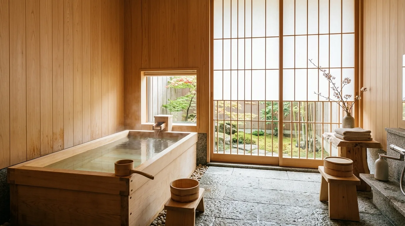 14 Serene Japanese Style Bathroom Ideas for a Zen Soaking Experience hero image