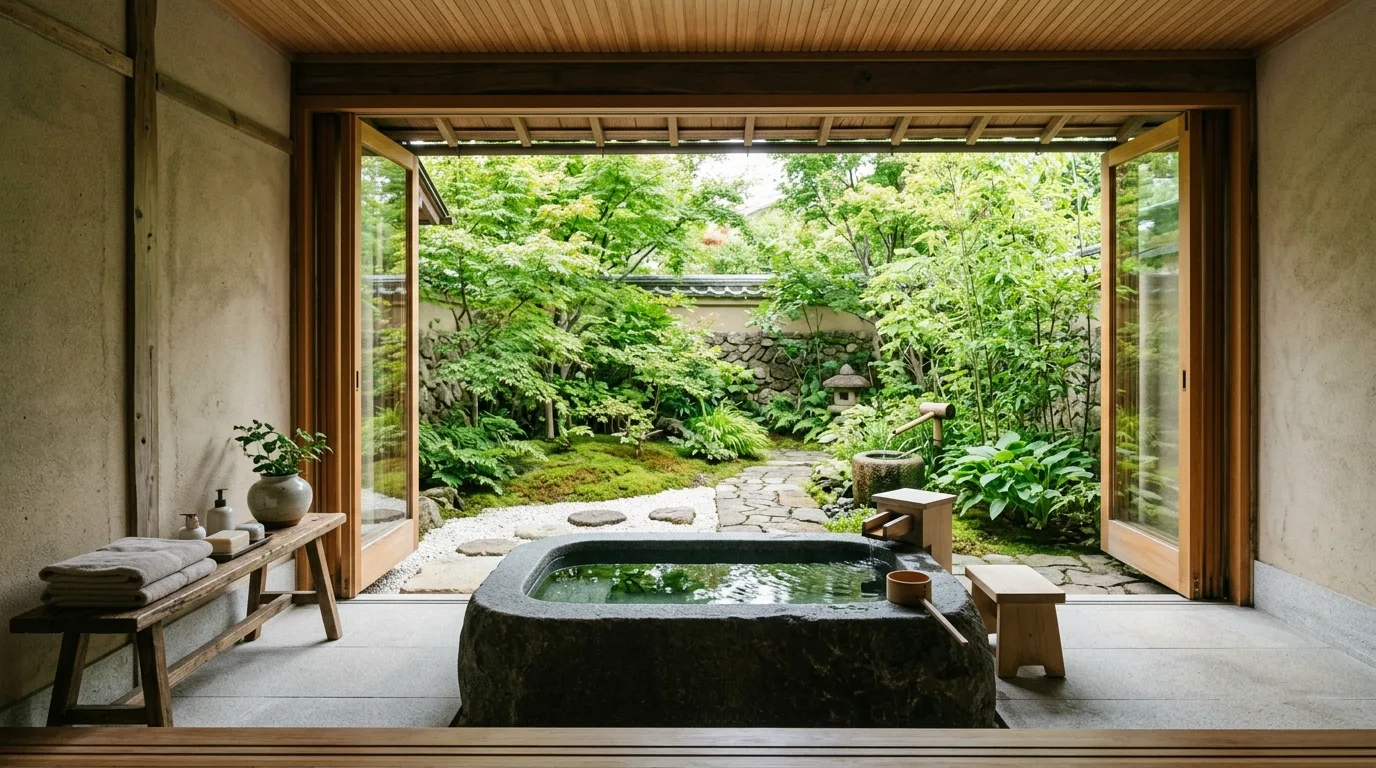 14 Serene Japanese Style Bathroom Ideas for a Zen Soaking Experience inspiration image 7
