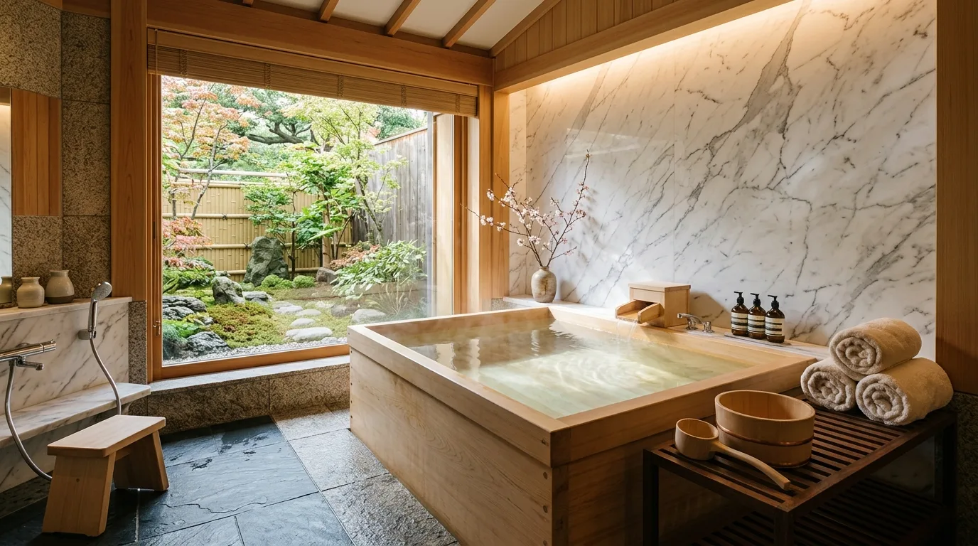 14 Serene Japanese Style Bathroom Ideas for a Zen Soaking Experience inspiration image 9