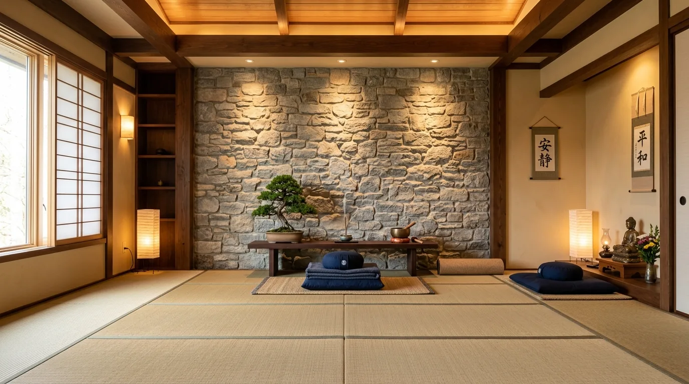 12 Serene Yoga Room Ideas for a Peaceful Home Practice Space inspiration image 3