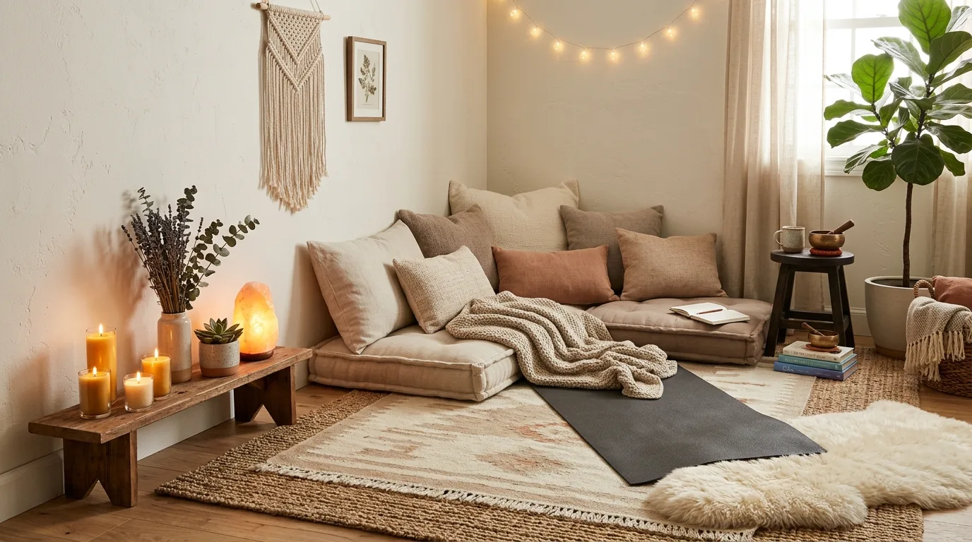 12 Serene Yoga Room Ideas for a Peaceful Home Practice Space inspiration image 5