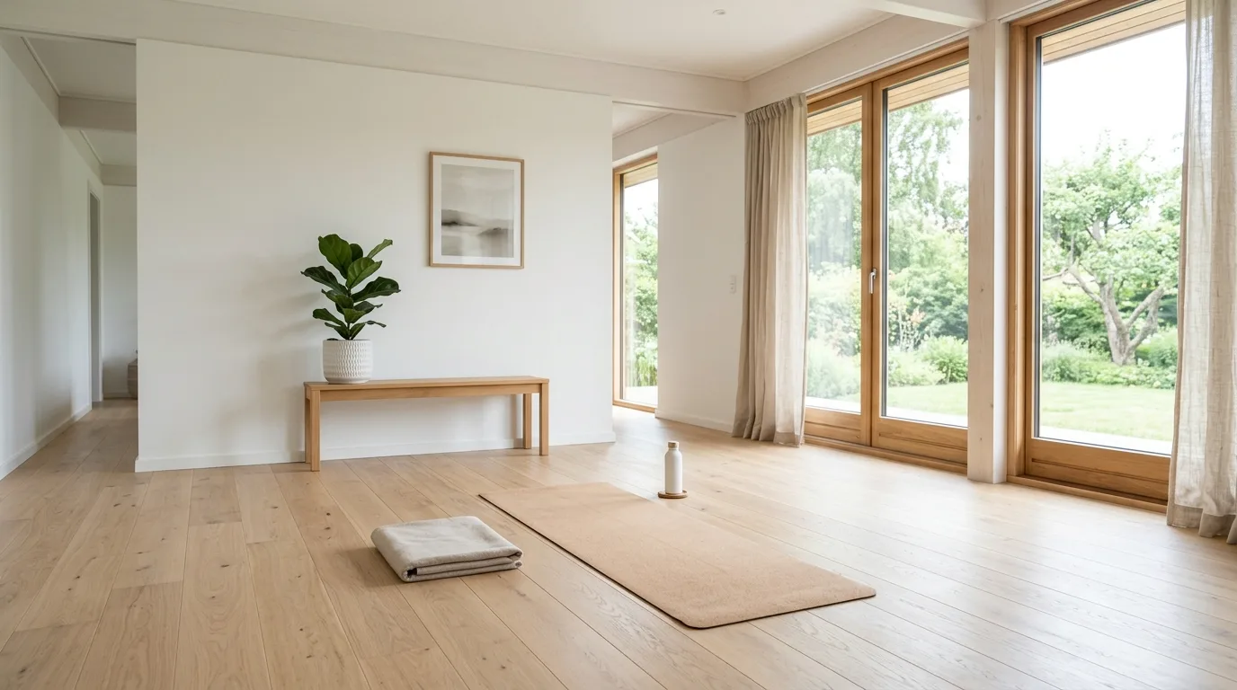 12 Serene Yoga Room Ideas for a Peaceful Home Practice Space inspiration image 7