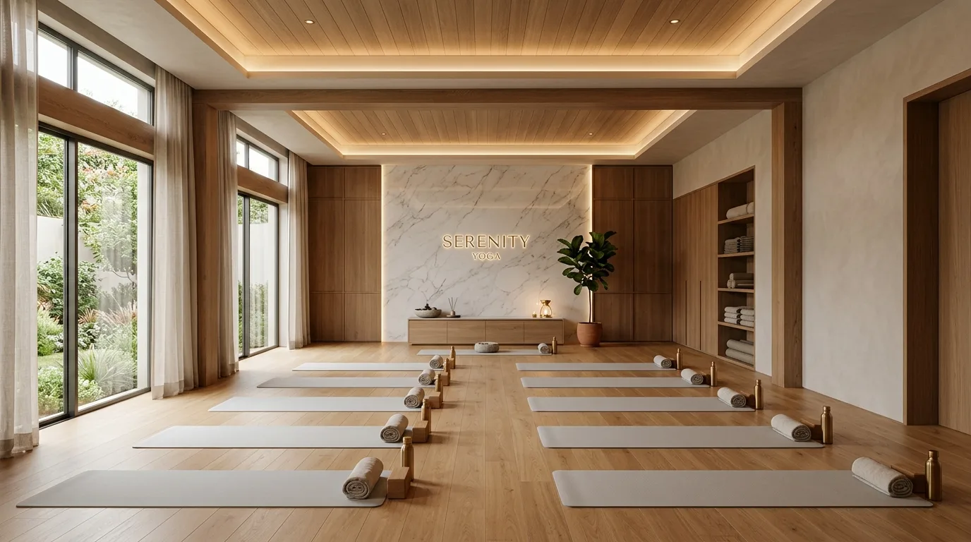 12 Serene Yoga Room Ideas for a Peaceful Home Practice Space inspiration image 9