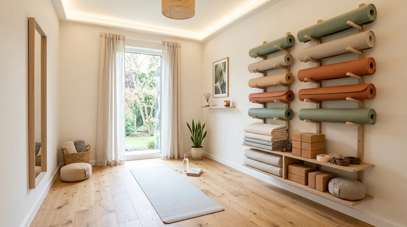 12 Serene Yoga Room Ideas for a Peaceful Home Practice Space inspiration image 10
