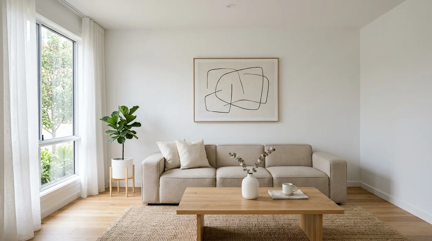 13 Simple Minimalist Living Room Ideas for a Calm and Clutter-Free Home hero image