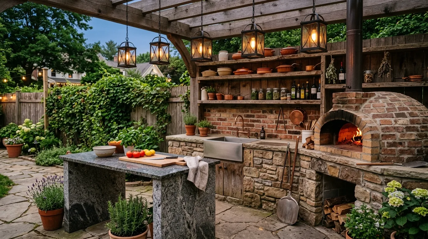 15 Sizzling Outdoor Kitchen Ideas for Backyard Culinary Adventures inspiration image 2
