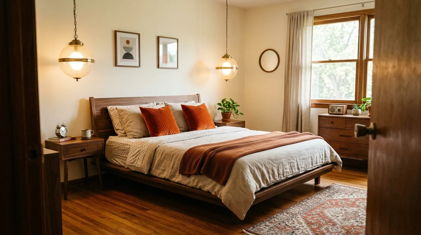 12 Sleek Mid Century Modern Bedroom Ideas for Retro Timeless Style inspiration image 3