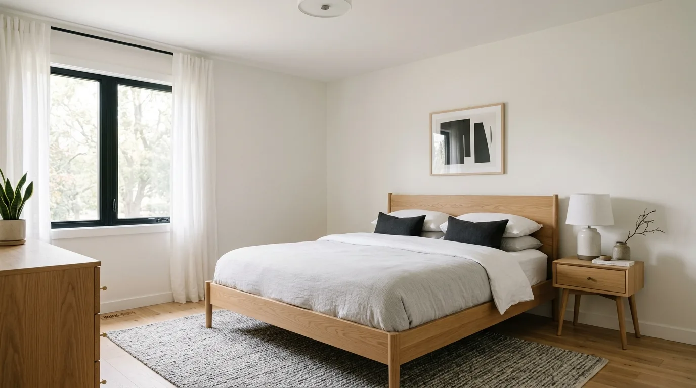 12 Sleek Mid Century Modern Bedroom Ideas for Retro Timeless Style inspiration image 5