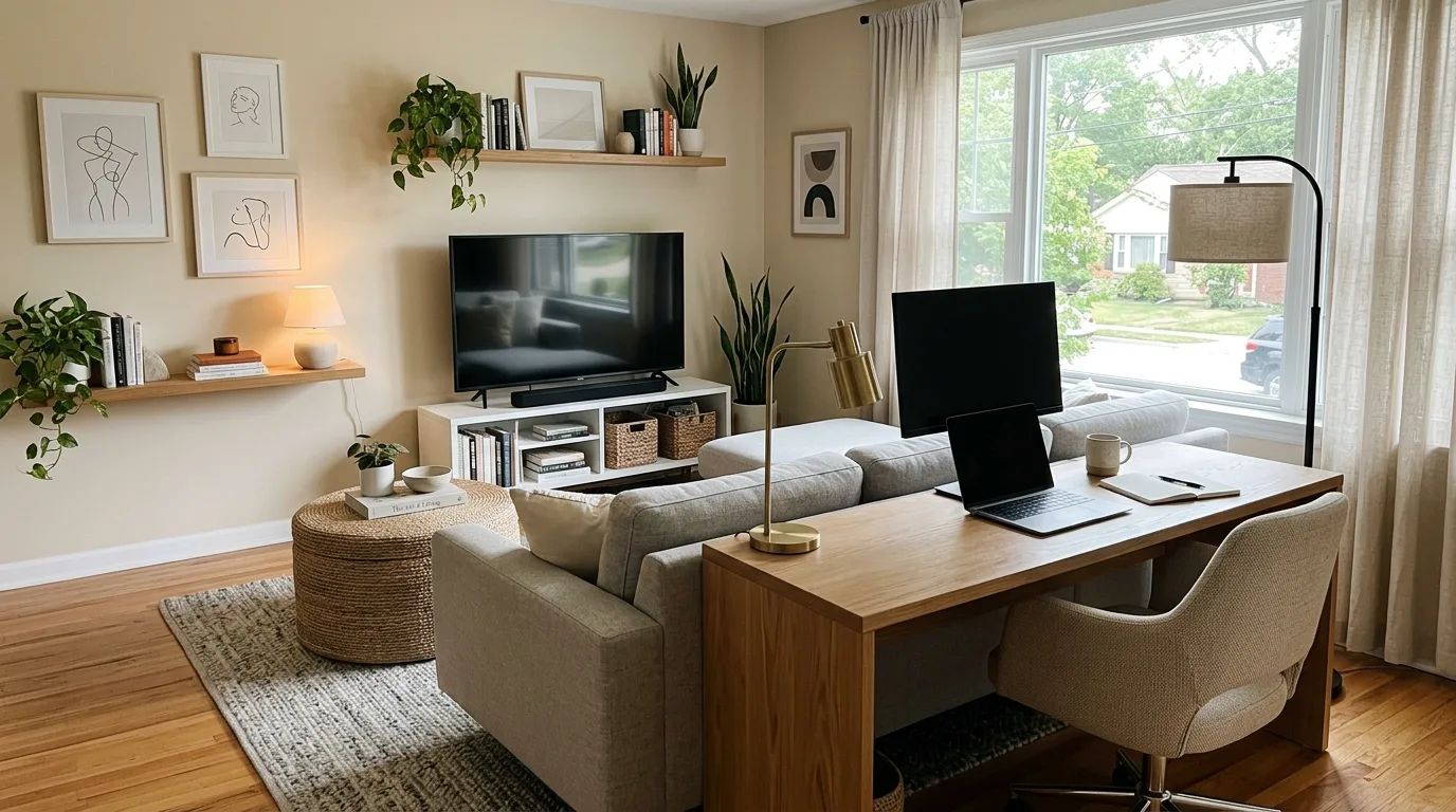 13 Smart Apartment Living Room Ideas for Small Space Style inspiration image 8