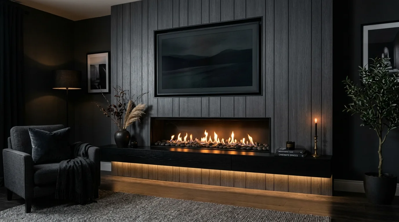 14 Smart Fireplace Wall Ideas with TV for a Cozy Focal Point inspiration image 9