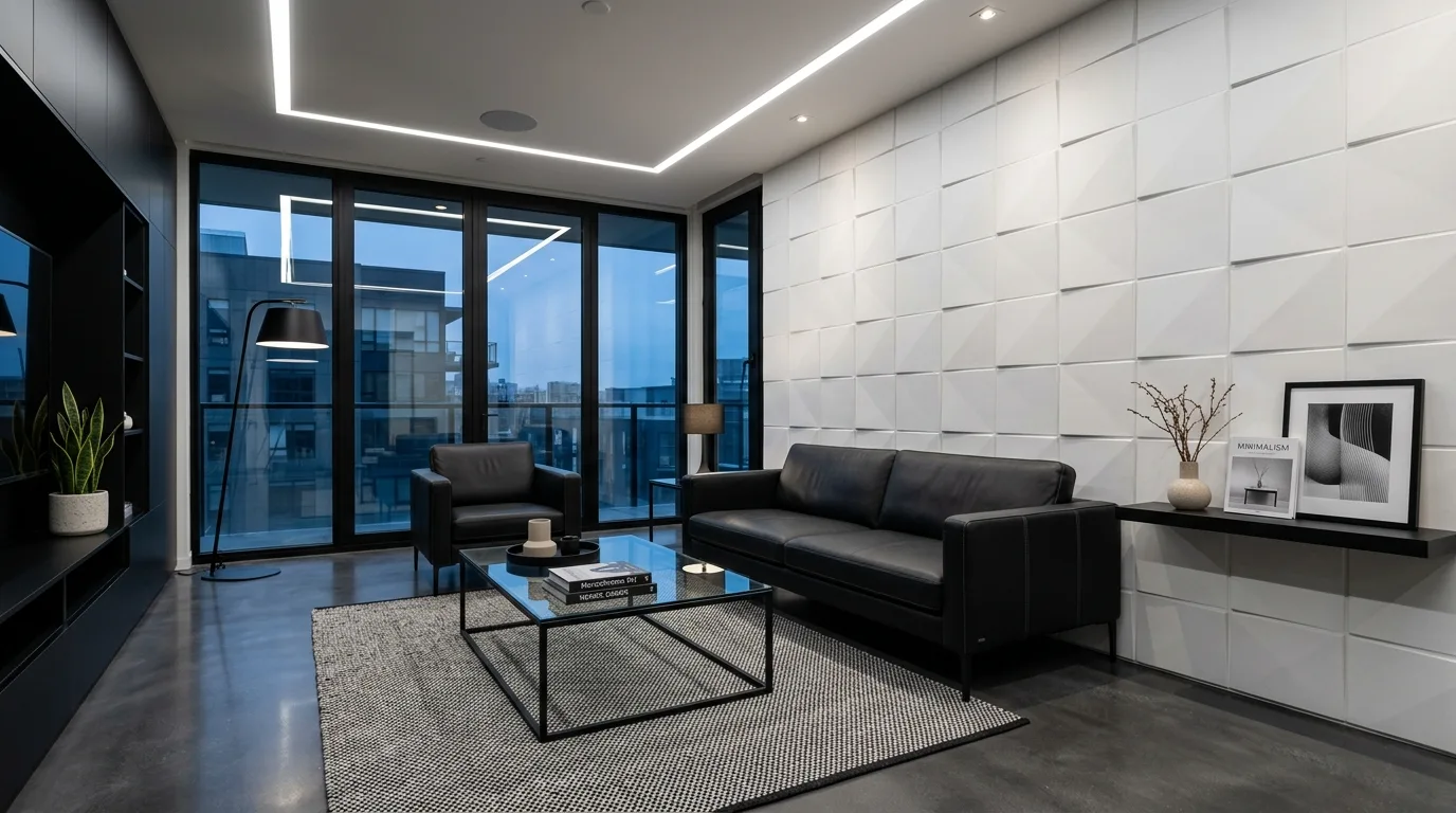 14 Sophisticated Black and White Living Room Ideas for Timeless Contrast inspiration image 4