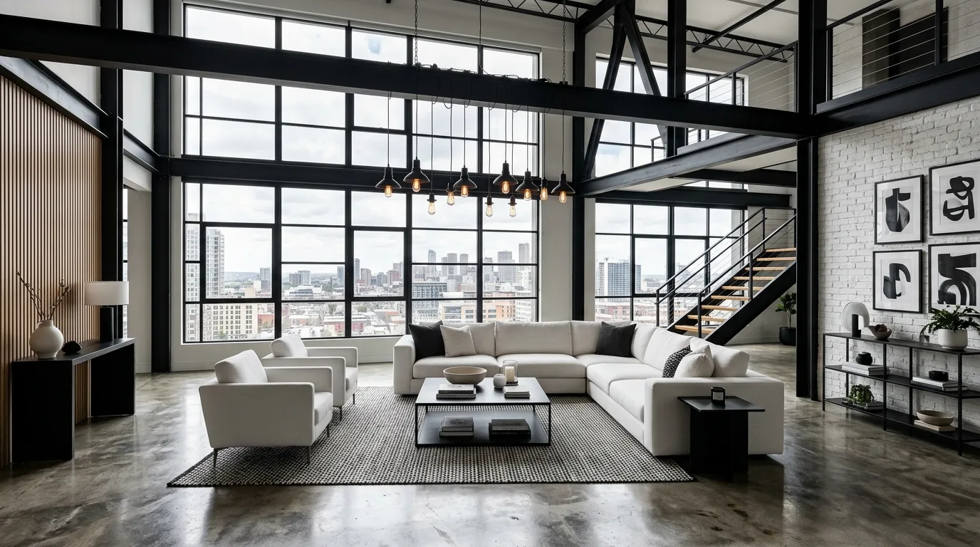 14 Sophisticated Black and White Living Room Ideas for Timeless Contrast inspiration image 12