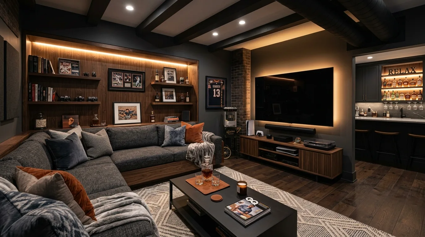 14 Sophisticated Classy Man Cave Ideas for a Stylish Hideaway inspiration image 13