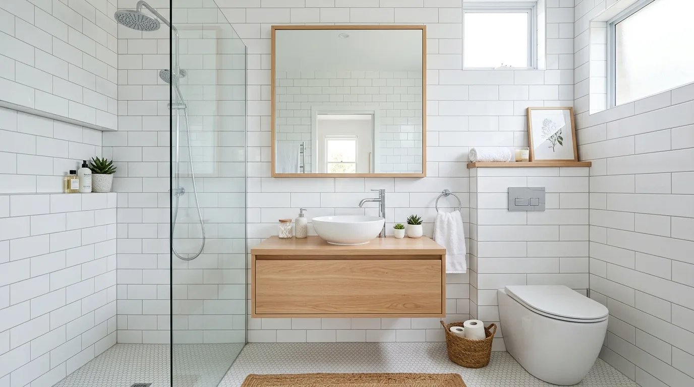 15 Space-Saving Small Bathroom Ideas for a Compact and Stylish Retreat hero image