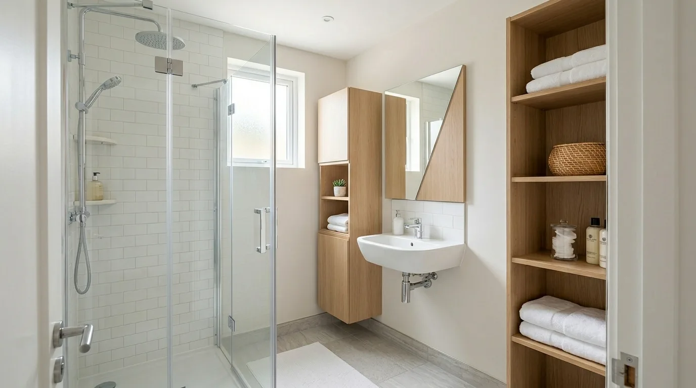 15 Space-Saving Small Bathroom Ideas for a Compact and Stylish Retreat inspiration image 2