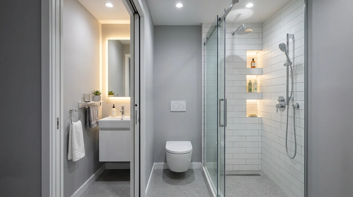 15 Space-Saving Small Bathroom Ideas for a Compact and Stylish Retreat inspiration image 3