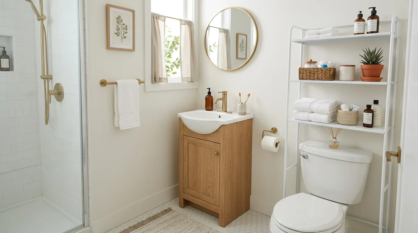 15 Space-Saving Small Bathroom Ideas for a Compact and Stylish Retreat inspiration image 6