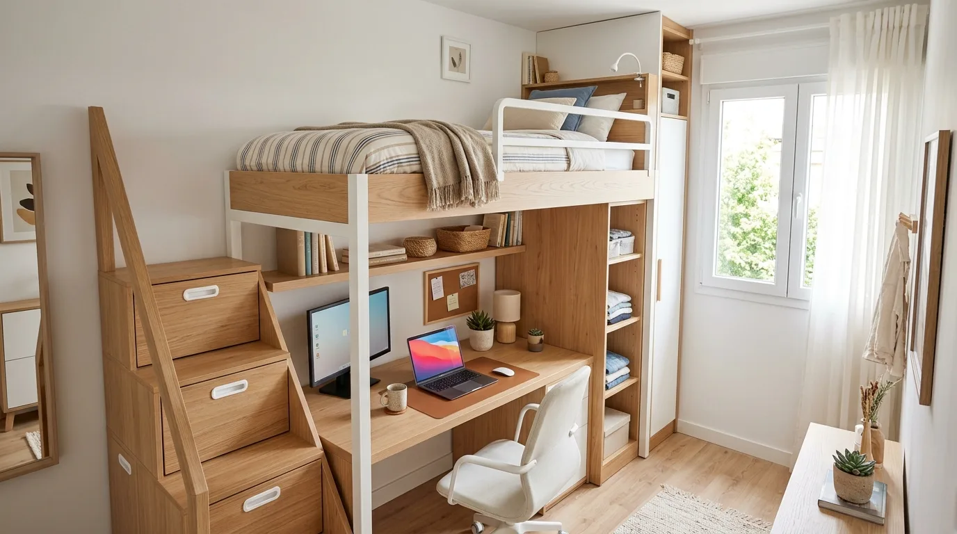 15 Space-Saving Small Bedroom Ideas for a Cozy and Functional Retreat inspiration image 3