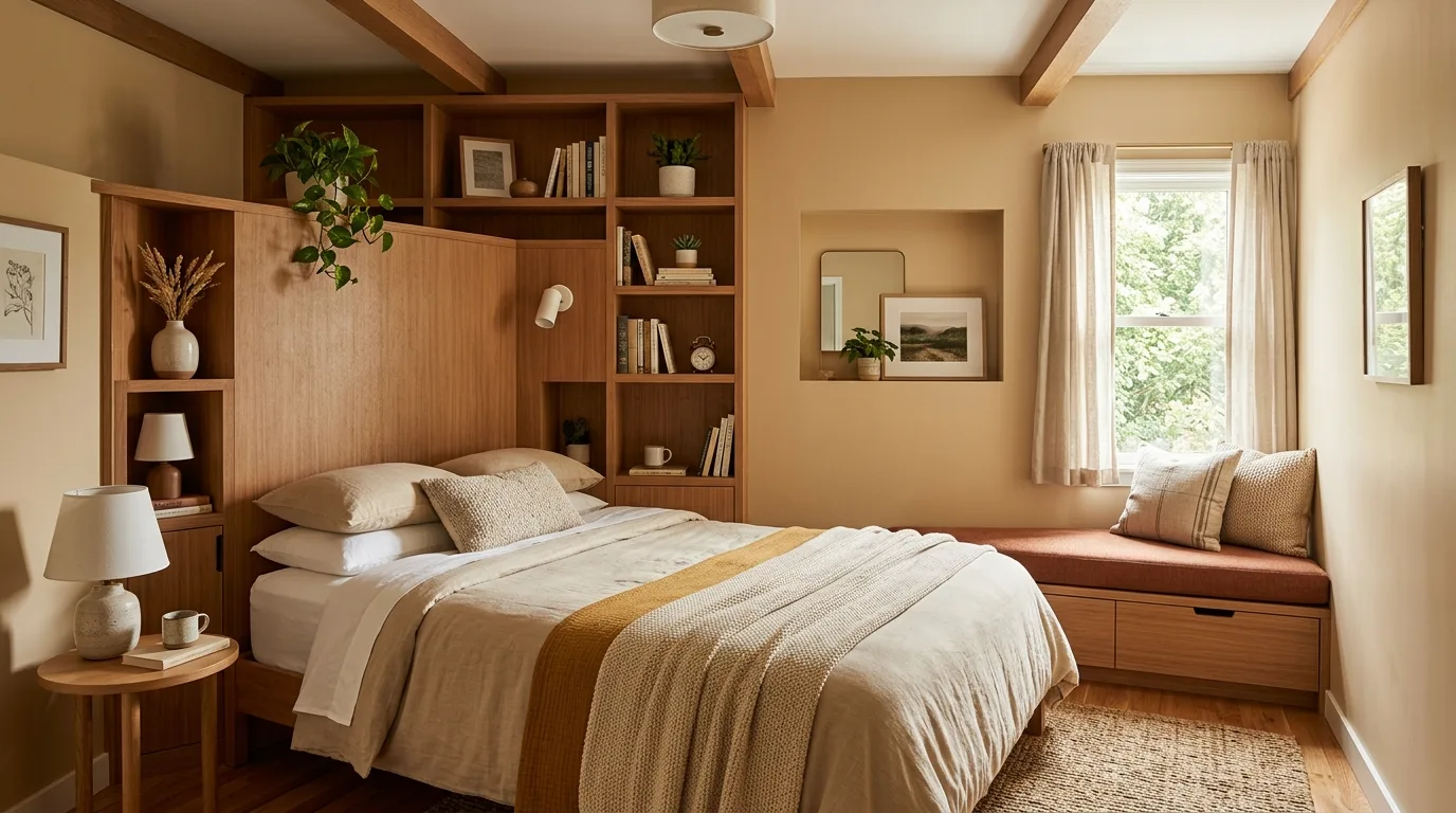 15 Space-Saving Small Bedroom Ideas for a Cozy and Functional Retreat inspiration image 11