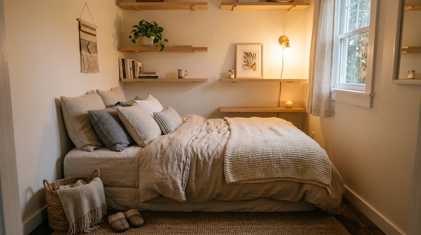 15 Space-Saving Small Bedroom Ideas for a Cozy and Functional Retreat inspiration image 13