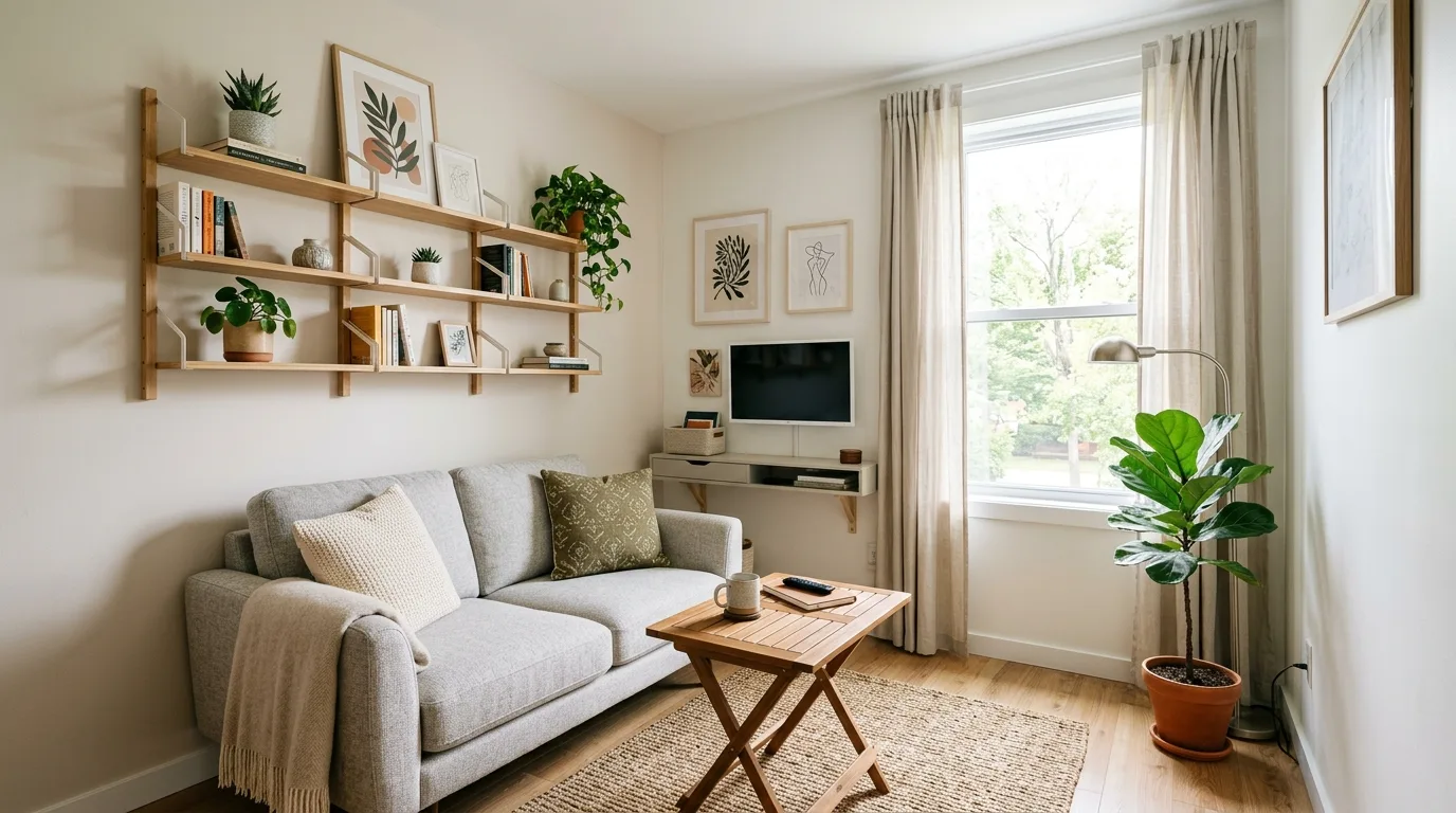 15 Space-Saving Small Living Room Ideas for a Cozy Compact Space hero image