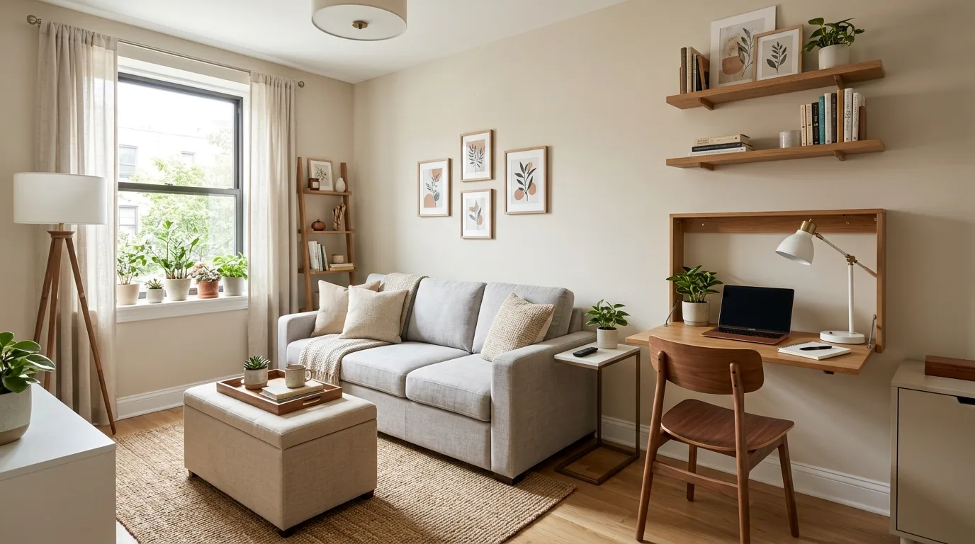 15 Space-Saving Small Living Room Ideas for a Cozy Compact Space inspiration image 14