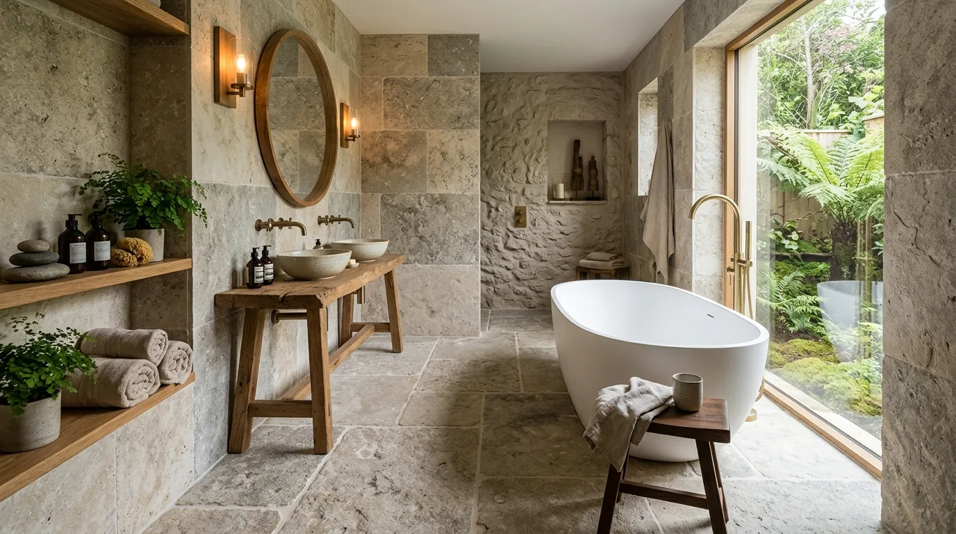 15 Stunning Bathroom Tile Ideas for a Beautiful and Durable Surface inspiration image 5