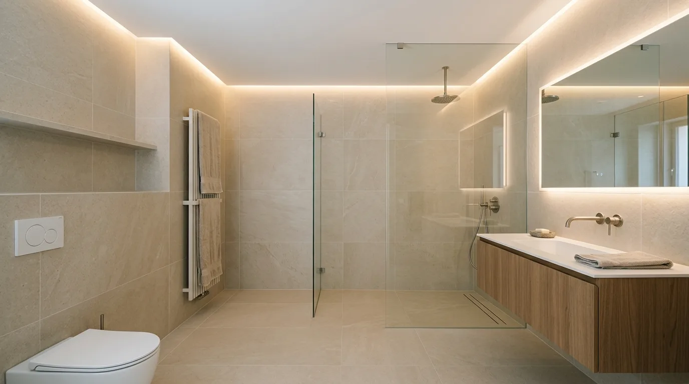 15 Stunning Bathroom Tile Ideas for a Beautiful and Durable Surface inspiration image 9