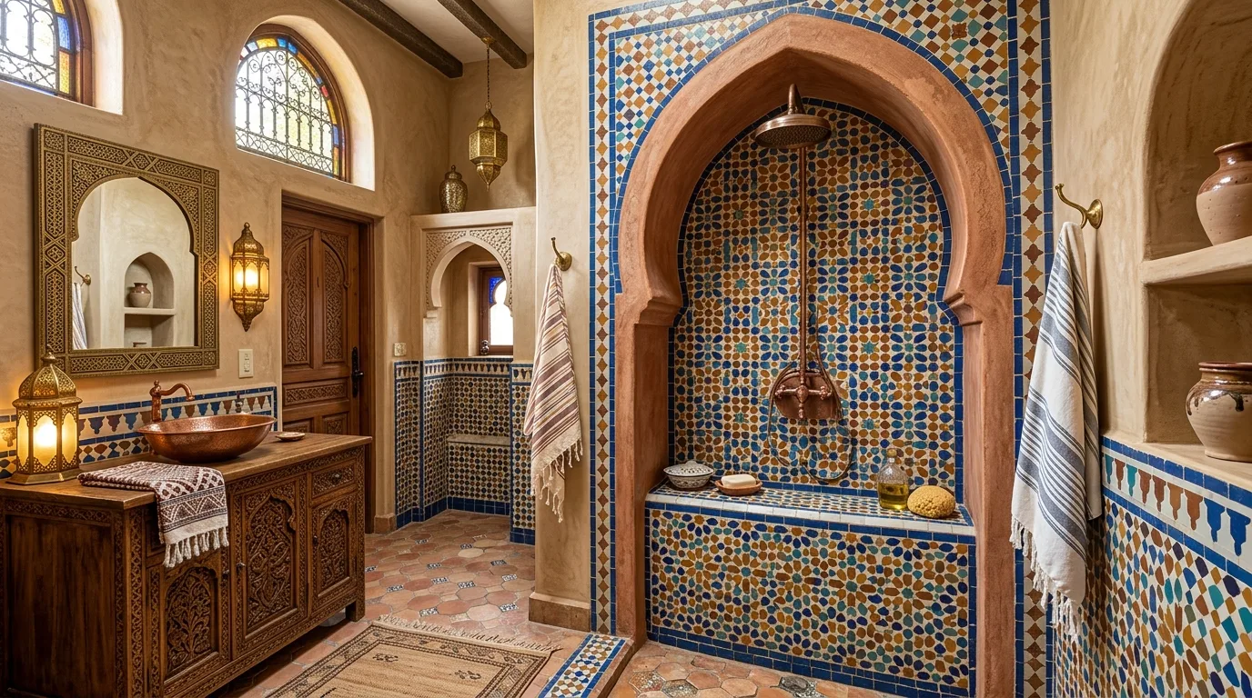 15 Stunning Bathroom Tile Ideas for a Beautiful and Durable Surface inspiration image 10