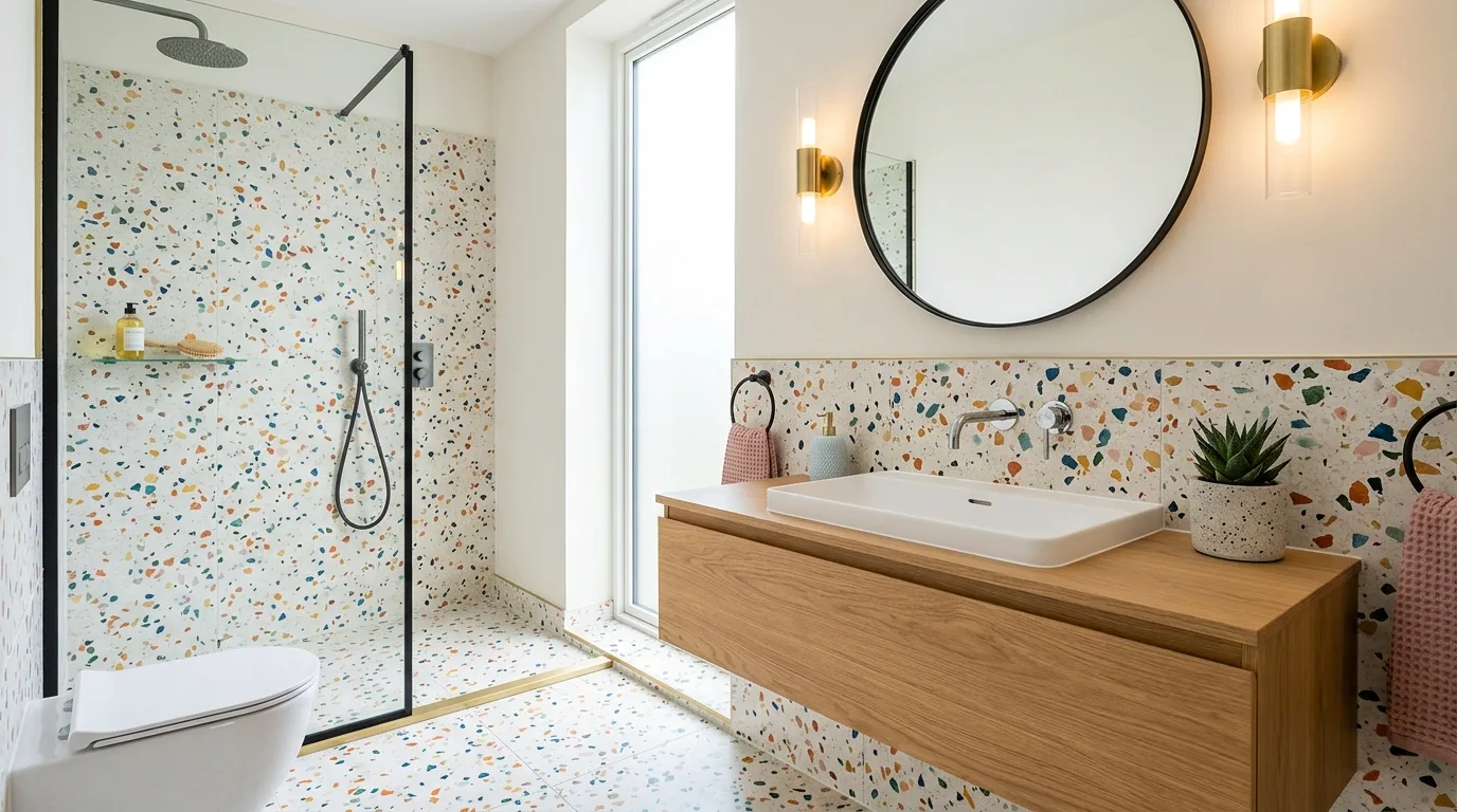 15 Stunning Bathroom Tile Ideas for a Beautiful and Durable Surface inspiration image 15