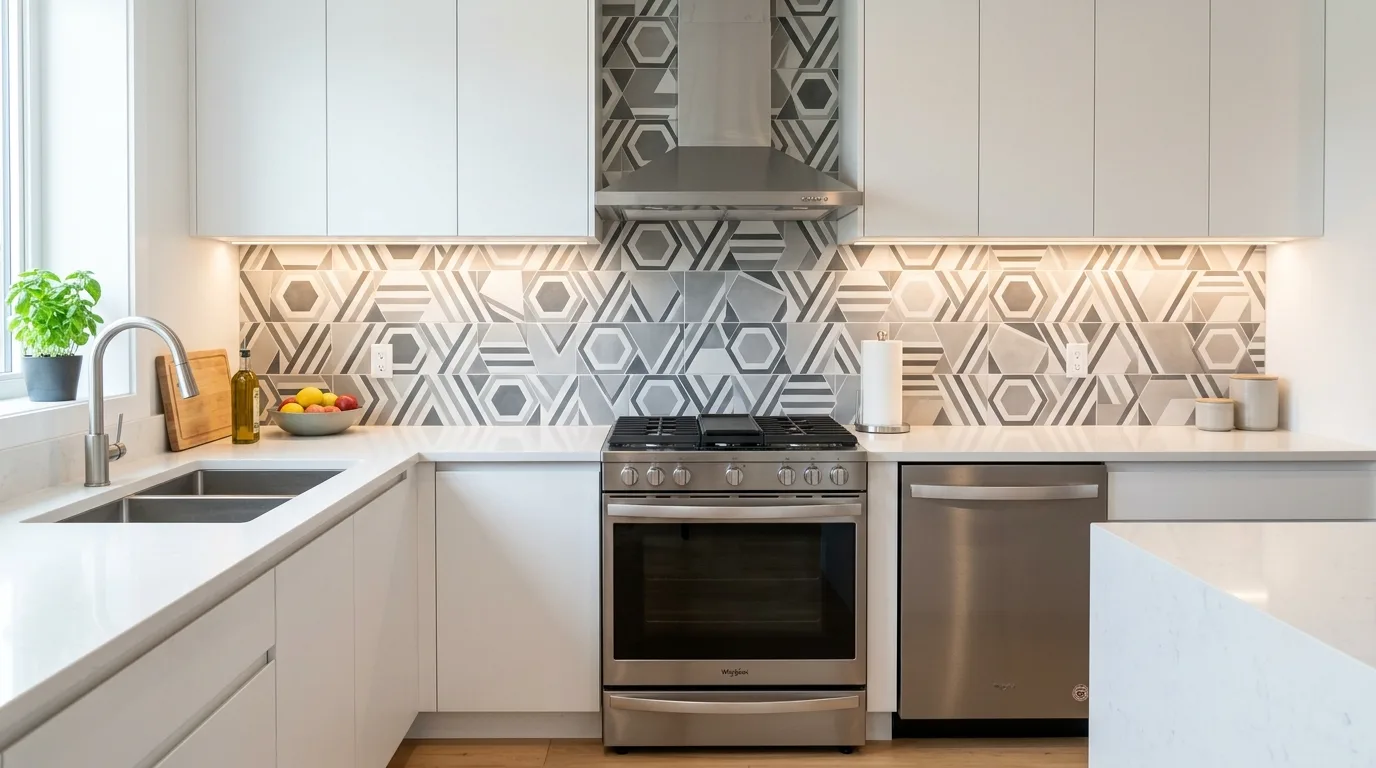 15 Stunning Kitchen Backsplash Ideas to Transform Your Cookspace inspiration image 3