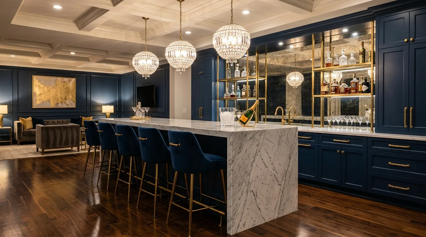 14 Stylish Basement Bar Ideas for the Ultimate Entertainment Space inspiration image 3