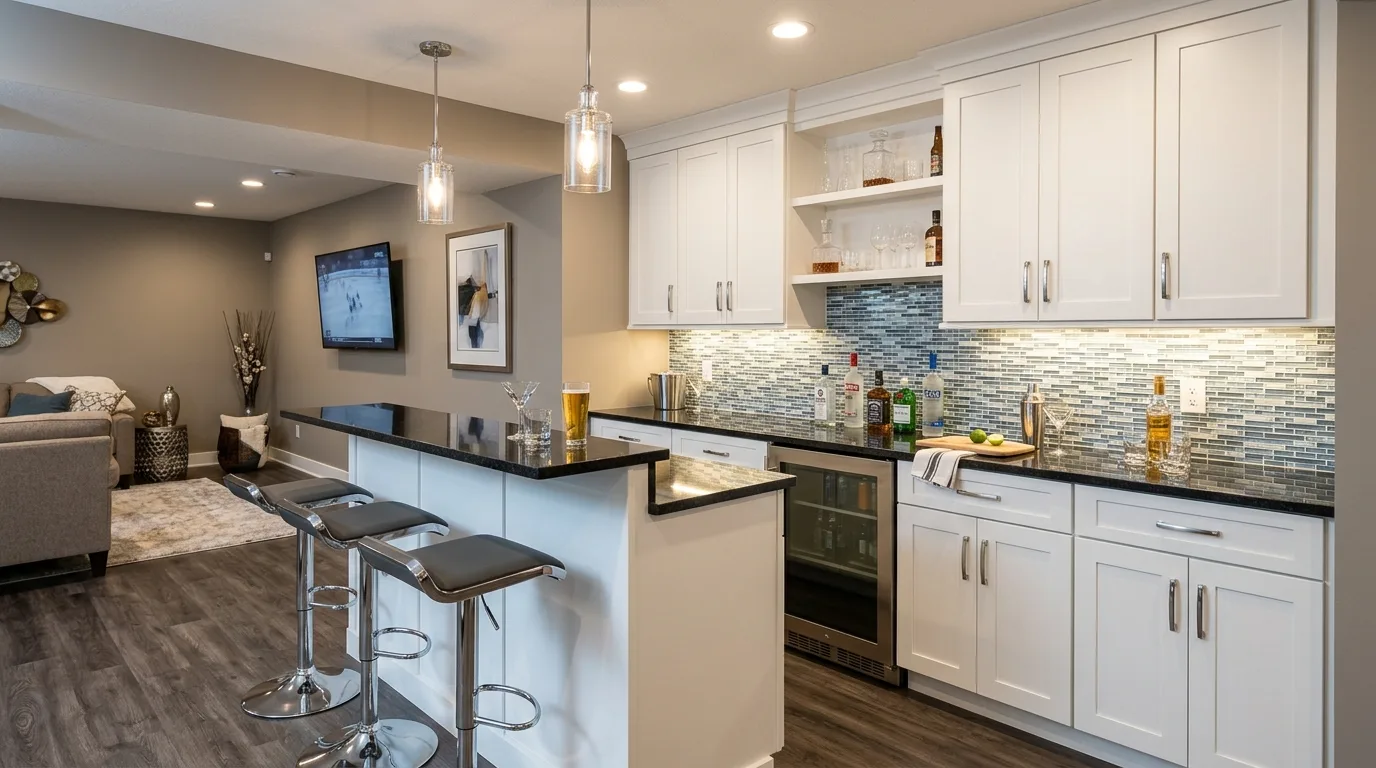14 Stylish Basement Bar Ideas for the Ultimate Entertainment Space inspiration image 7