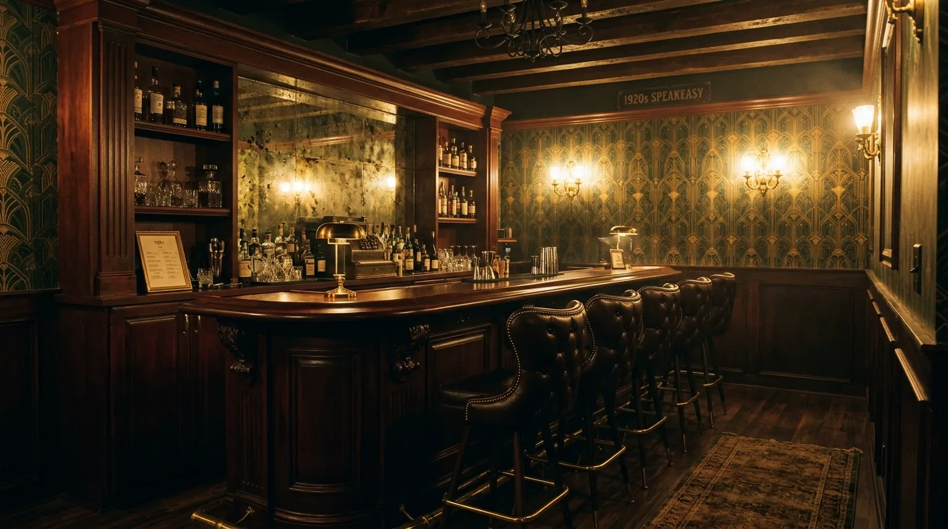 14 Stylish Basement Bar Ideas for the Ultimate Entertainment Space inspiration image 8