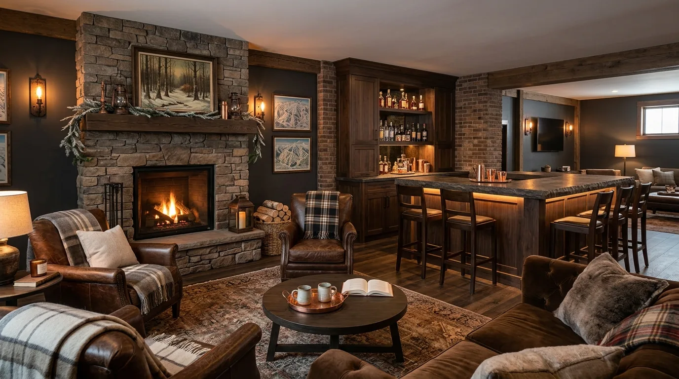 14 Stylish Basement Bar Ideas for the Ultimate Entertainment Space inspiration image 10