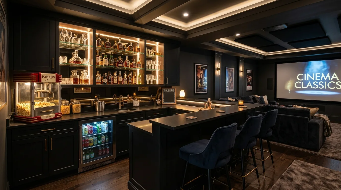 14 Stylish Basement Bar Ideas for the Ultimate Entertainment Space inspiration image 12