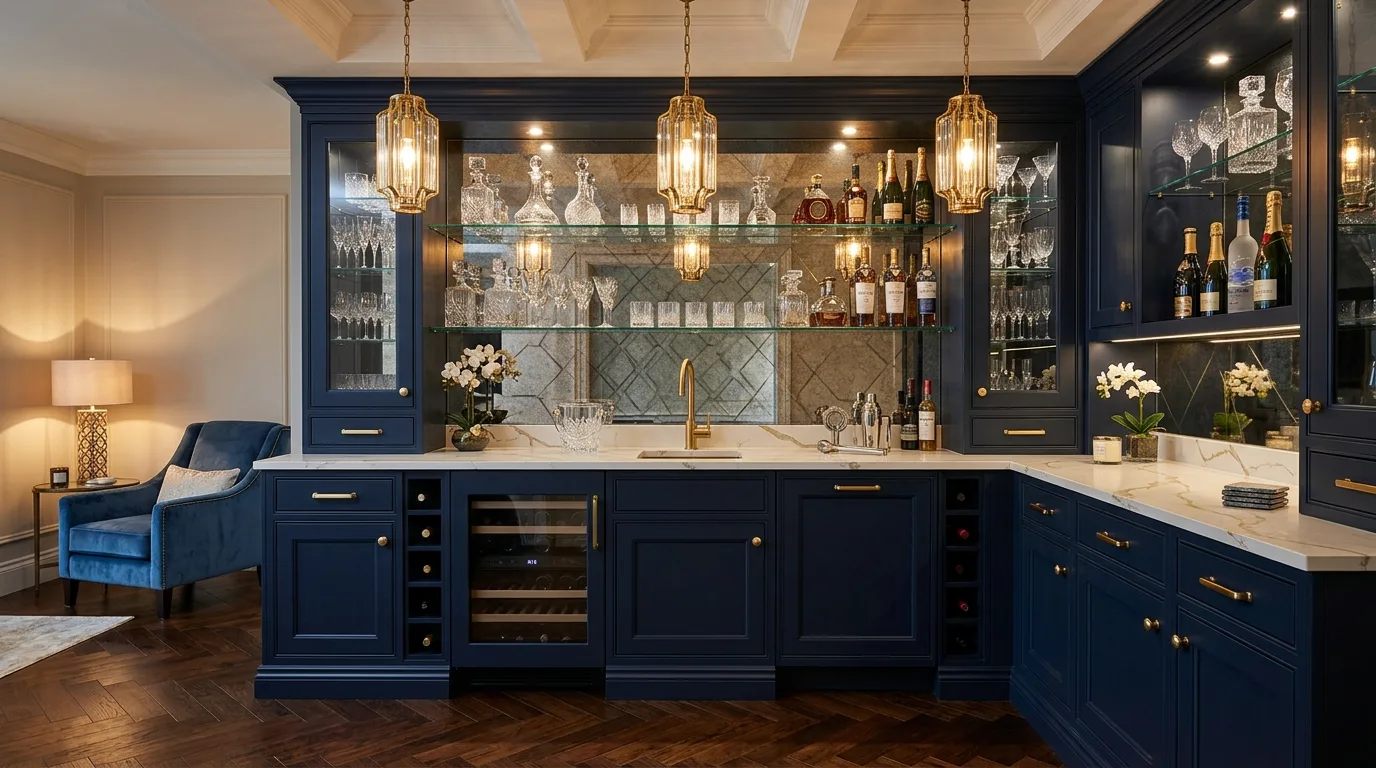 12 Stylish Wet Bar Ideas for a Sophisticated Home Entertaining Area inspiration image 2