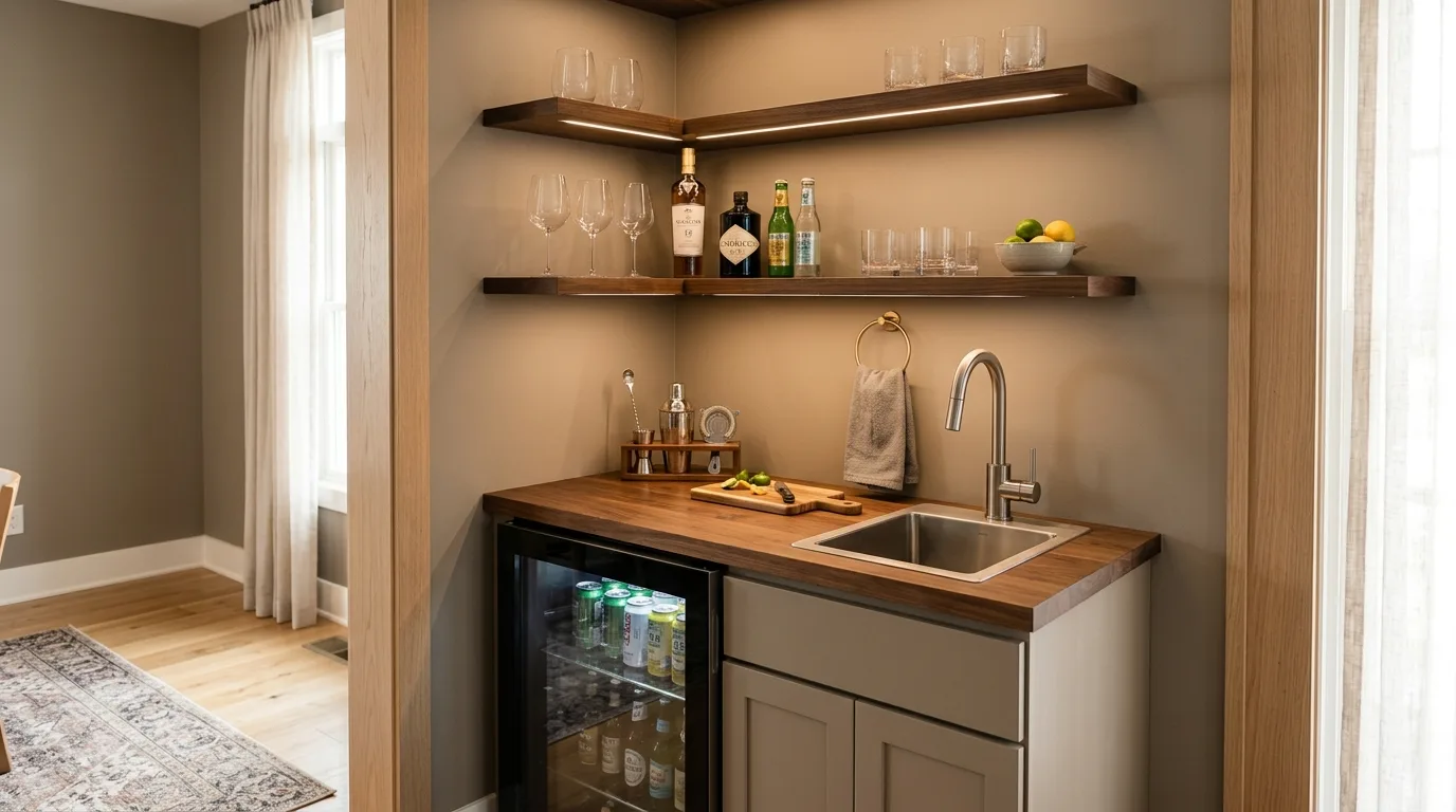 12 Stylish Wet Bar Ideas for a Sophisticated Home Entertaining Area inspiration image 6