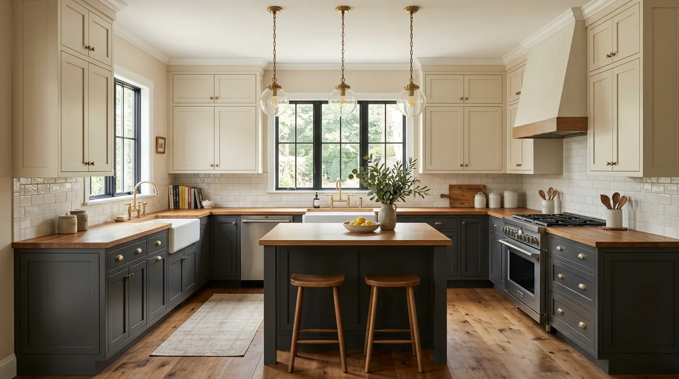 15 Trendy Two-Tone Kitchen Cabinet Ideas for Visual Interest inspiration image 15
