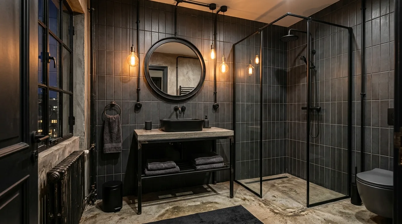 12 Trendy Vertical Bathroom Tiles Are In for a Modern Look inspiration image 5