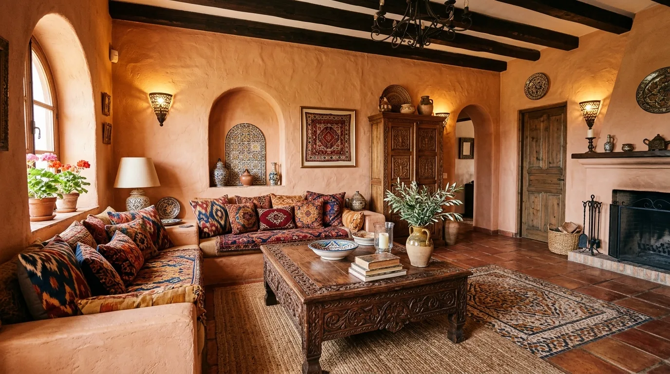 13 Warm Terracotta Living Room Ideas for an Earthy Mediterranean Vibe inspiration image 10