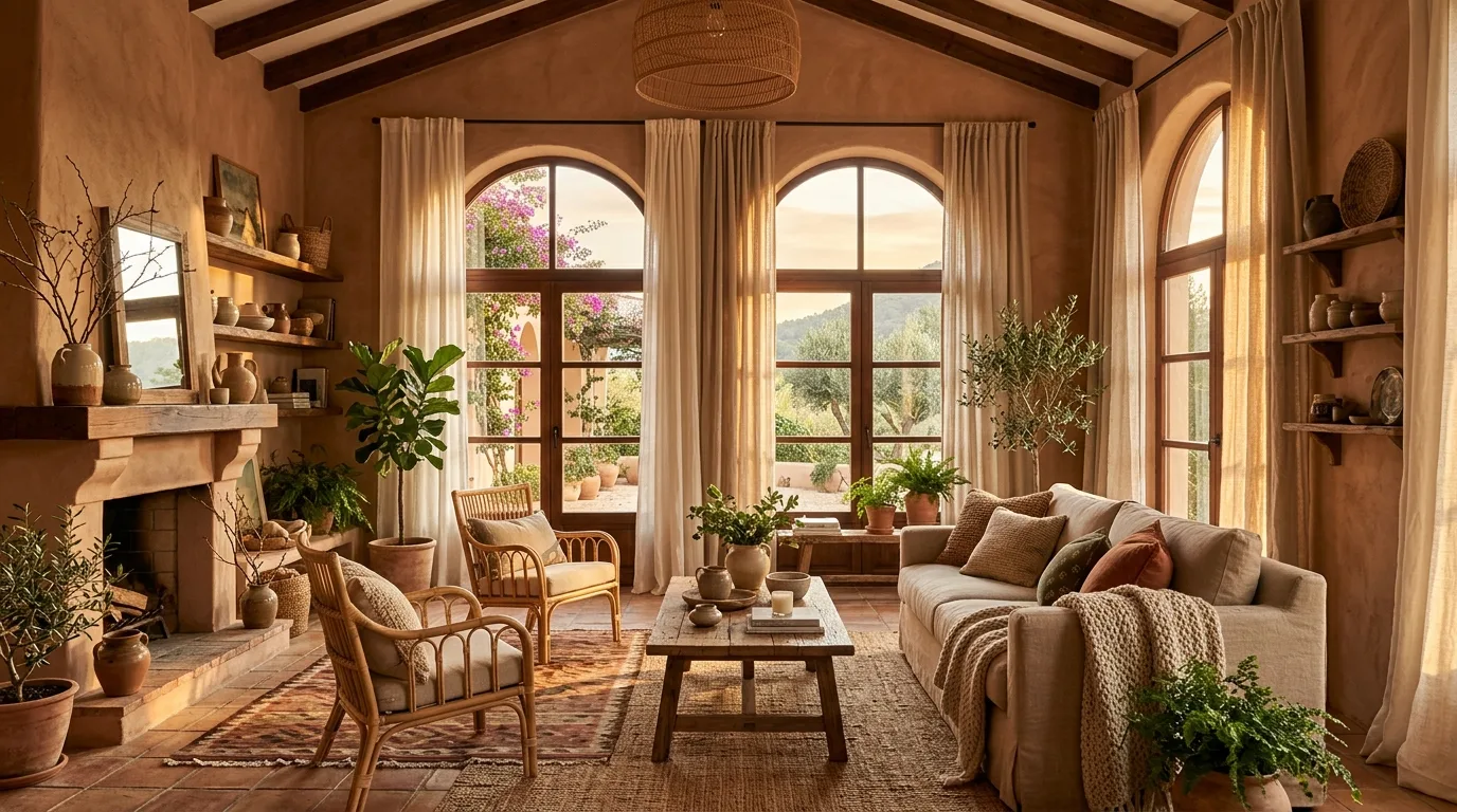 13 Warm Terracotta Living Room Ideas for an Earthy Mediterranean Vibe inspiration image 13