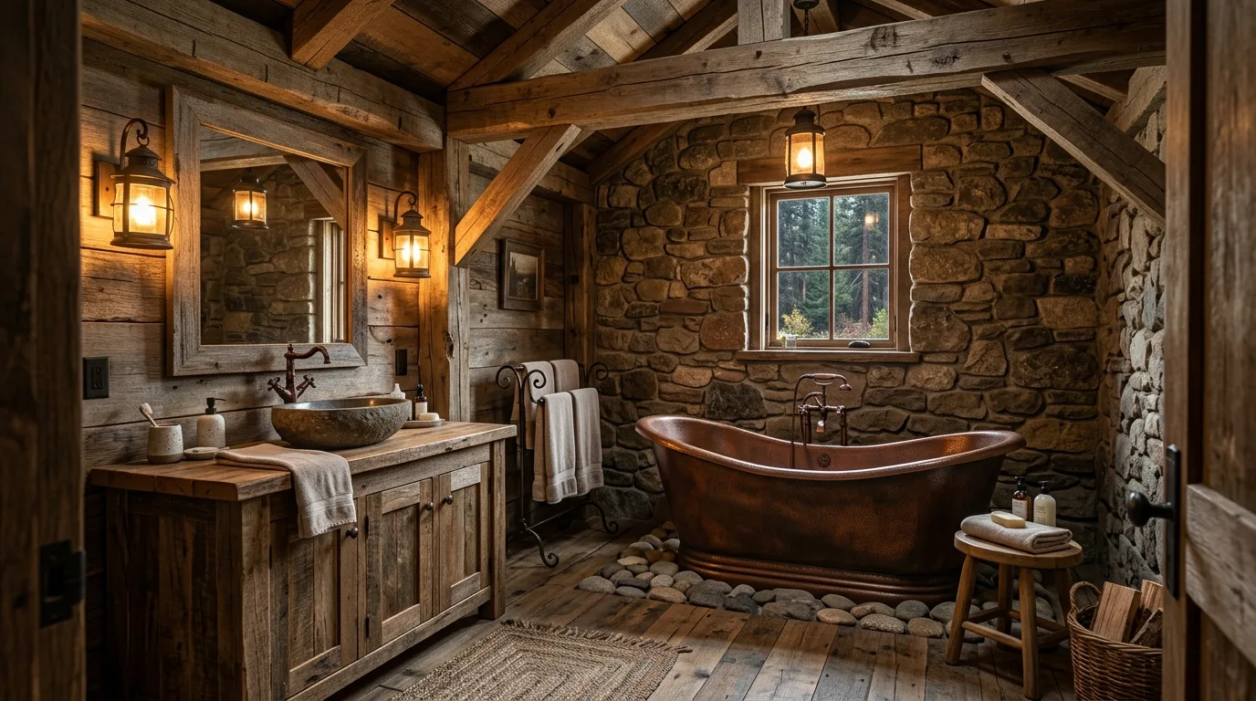 12 Warm Wood Bathroom Ideas for a Cozy and Natural Oasis inspiration image 3