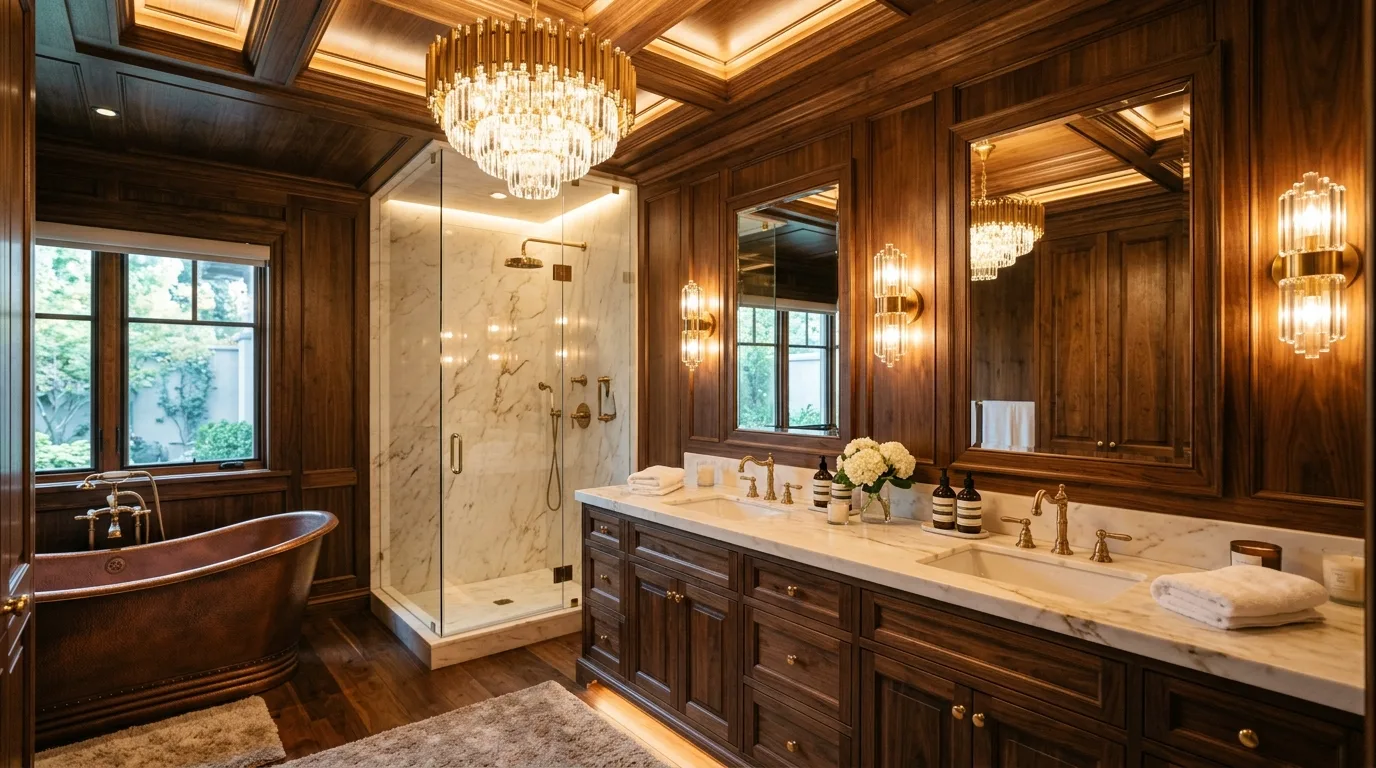 12 Warm Wood Bathroom Ideas for a Cozy and Natural Oasis inspiration image 5