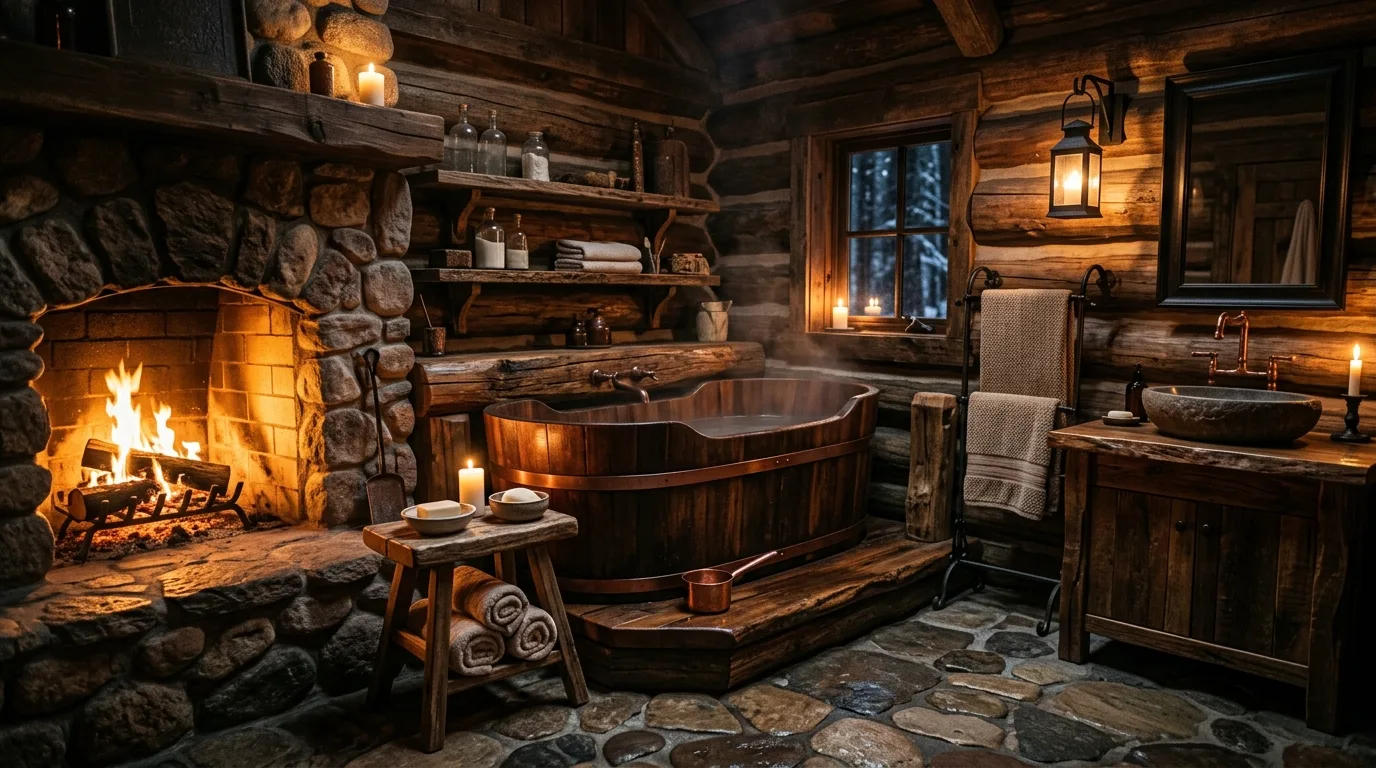 12 Warm Wood Bathroom Ideas for a Cozy and Natural Oasis inspiration image 9