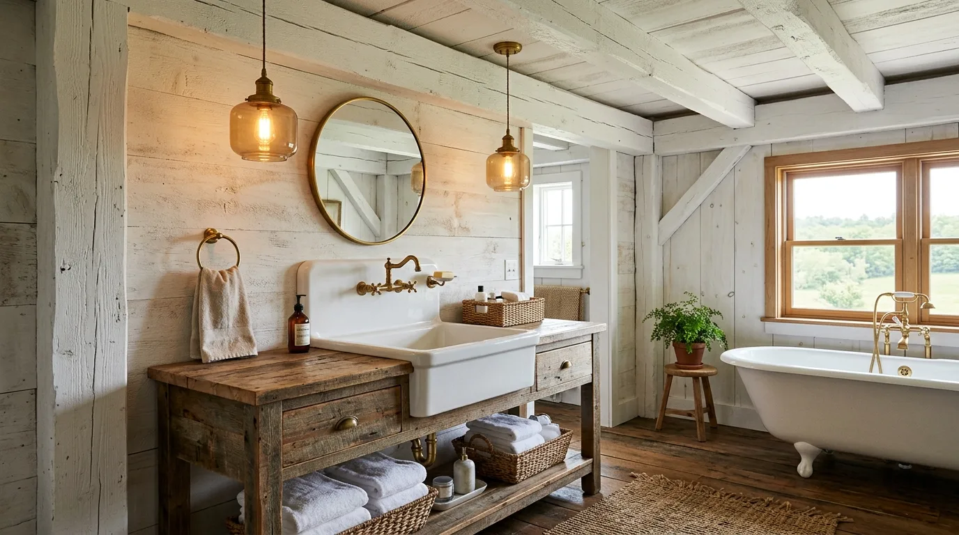 12 Warm Wood Bathroom Ideas for a Cozy and Natural Oasis inspiration image 11