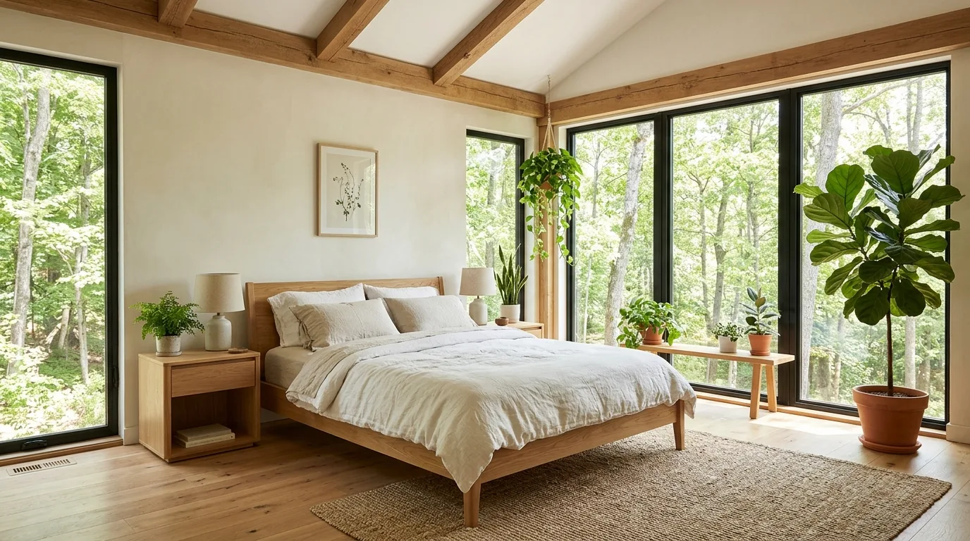 13 Warm Wood Bedroom Ideas for a Cozy and Natural Retreat inspiration image 13