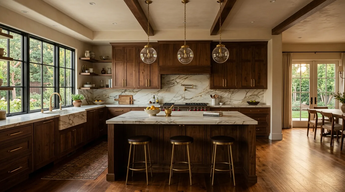 12 Warm Wood Kitchen Ideas for a Cozy and Natural Culinary Space inspiration image 6