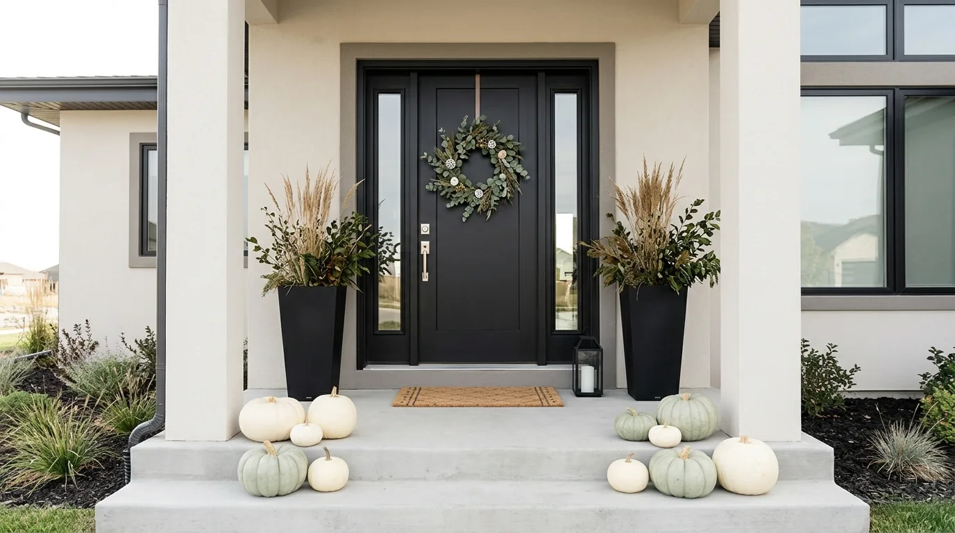 13 Welcoming Fall Porch Decor Ideas for Autumn Curb Appeal inspiration image 5